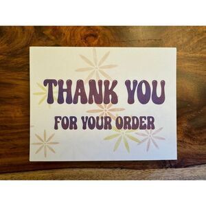 Pack of 60 Thank You Notes Thank You Card for Seller Reseller Gift Handcrafted a